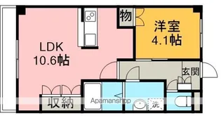 ル・リベルテ【3階】の間取り