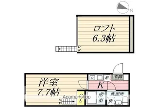 ログアップ【204号室】の間取り