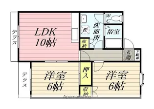 ハイツエクセレント・ライム【1階】の間取り