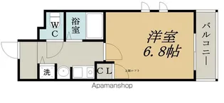 プロシード新大阪 CITY LIFE【204号室】の間取り