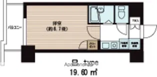 ドミールCITY東中野【6階】の間取り
