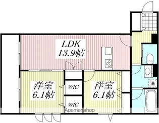 キルシュ ブリューテ 2【305号室】の間取り