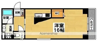 P.Sー9長居【4階】の間取り