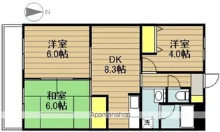 メゾン椎橋【5階】の間取り