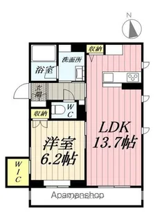 アルコーブ51【302号室】の間取り