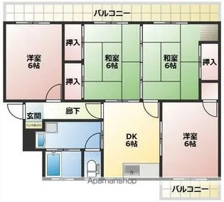 望洋マンション【3階】の間取り