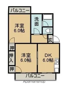 キャピタル【102号室】の間取り