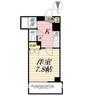 オンディーヌ湘南【7階】の間取り