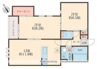 UTENA TERRACE A【1階】の間取り