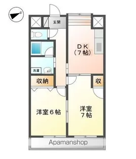 ハイコンスプリエ【402号室】の間取り