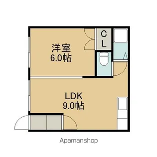 エスポワール【203号室】の間取り