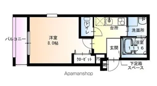 フジパレス山之内 ノース【3階】の間取り