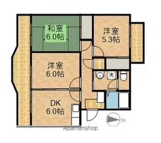 ベルスウィング【1階】の間取り