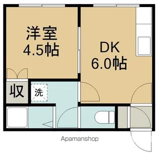 ピアパレス白鳥【202号室】の間取り