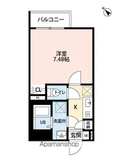 ガレリアサーラ松戸【2階】の間取り