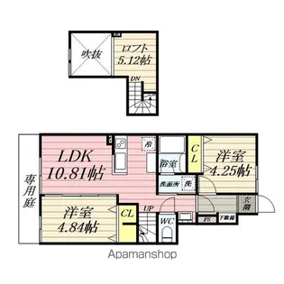 鎌倉びより【C号室】の間取り