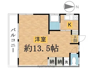 南ハウス【2階】の間取り