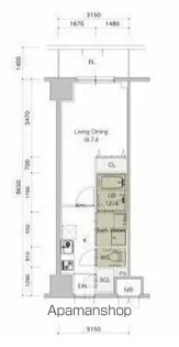 ロイジェント九段【2階】の間取り
