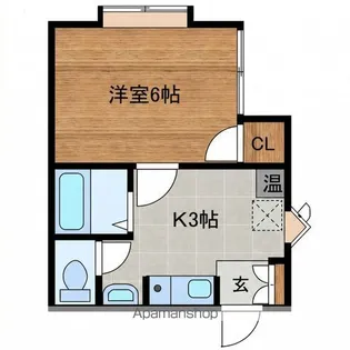 上所グリーンタウンD棟【1階】の間取り