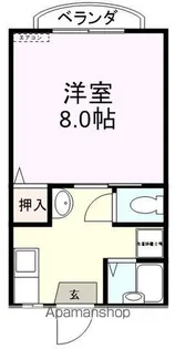 メゾンクラインA【203号室】の間取り