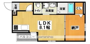 ALEGRIA北助松South【1階】の間取り