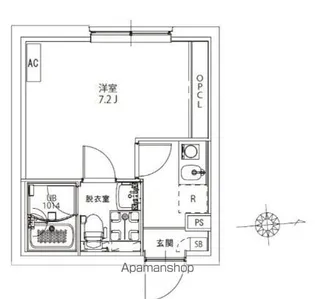 AXIA M−CITY浮間公園【3階】の間取り