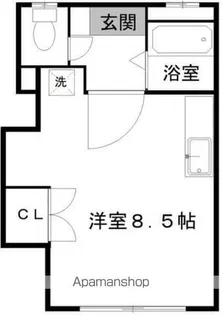川島ハイムⅡ【201号室】の間取り