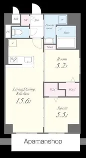 博多グランドレジデンス【9階】の間取り
