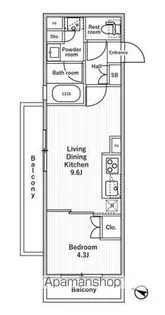 NIDO MOTOHASUNUMA【3階】の間取り