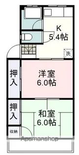 竹谷マンション【202号室】の間取り