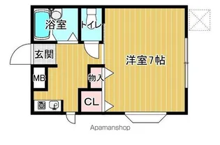 メゾン・ド・ルミエール【107号室】の間取り