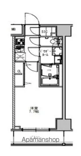 SーRESIDENCE押上SOUTH【2階】の間取り