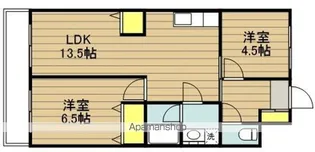 ウエストパレス蕨Ⅱ【5階】の間取り