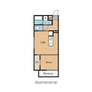 ステイザハウス日根野EAST【2階】の間取り