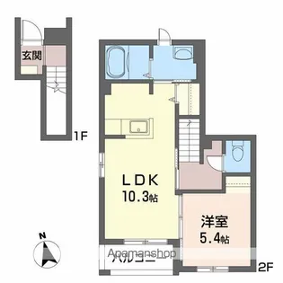 プリマヴェーラ【2階】の間取り