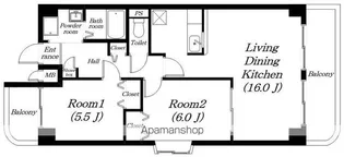 ハイツイデアル【505号室】の間取り