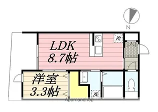 スペリオーレ二日市【1階】の間取り