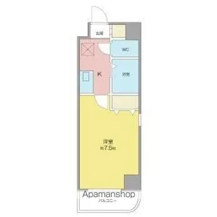 SKハイツ黒川【501号室】の間取り