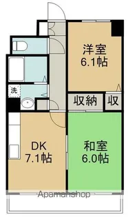 ベルソーレ木ノ下【12階】の間取り
