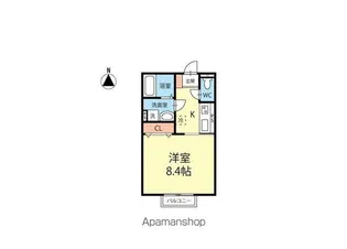 ハイツ・ウッディー【103号室】の間取り