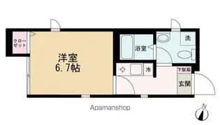 COMFIE横浜戸部【2階】の間取り