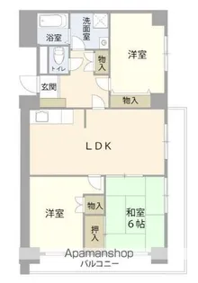 城崎アヴェニュー【5階】の間取り