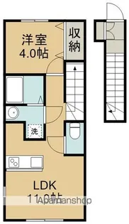 AKALA小松島【2階】の間取り