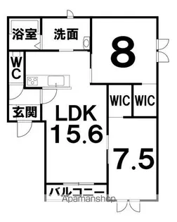 エマーブルⅤ【2階】の間取り