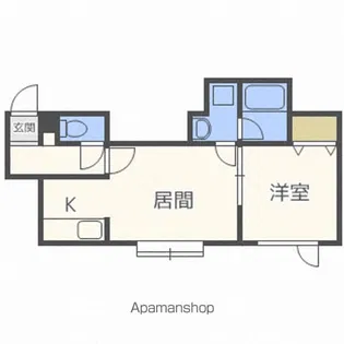 ジャスティス【202号室】の間取り
