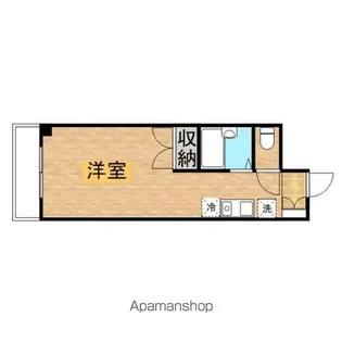 ボンシャンス【202号室】の間取り