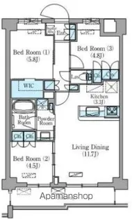 NIIYA平和台【1階】の間取り