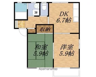 ラポール・カイト【A-101号室】の間取り