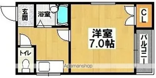 あびこマンション【1階】の間取り