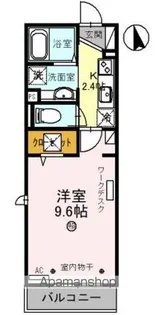セジュールK【1階】の間取り